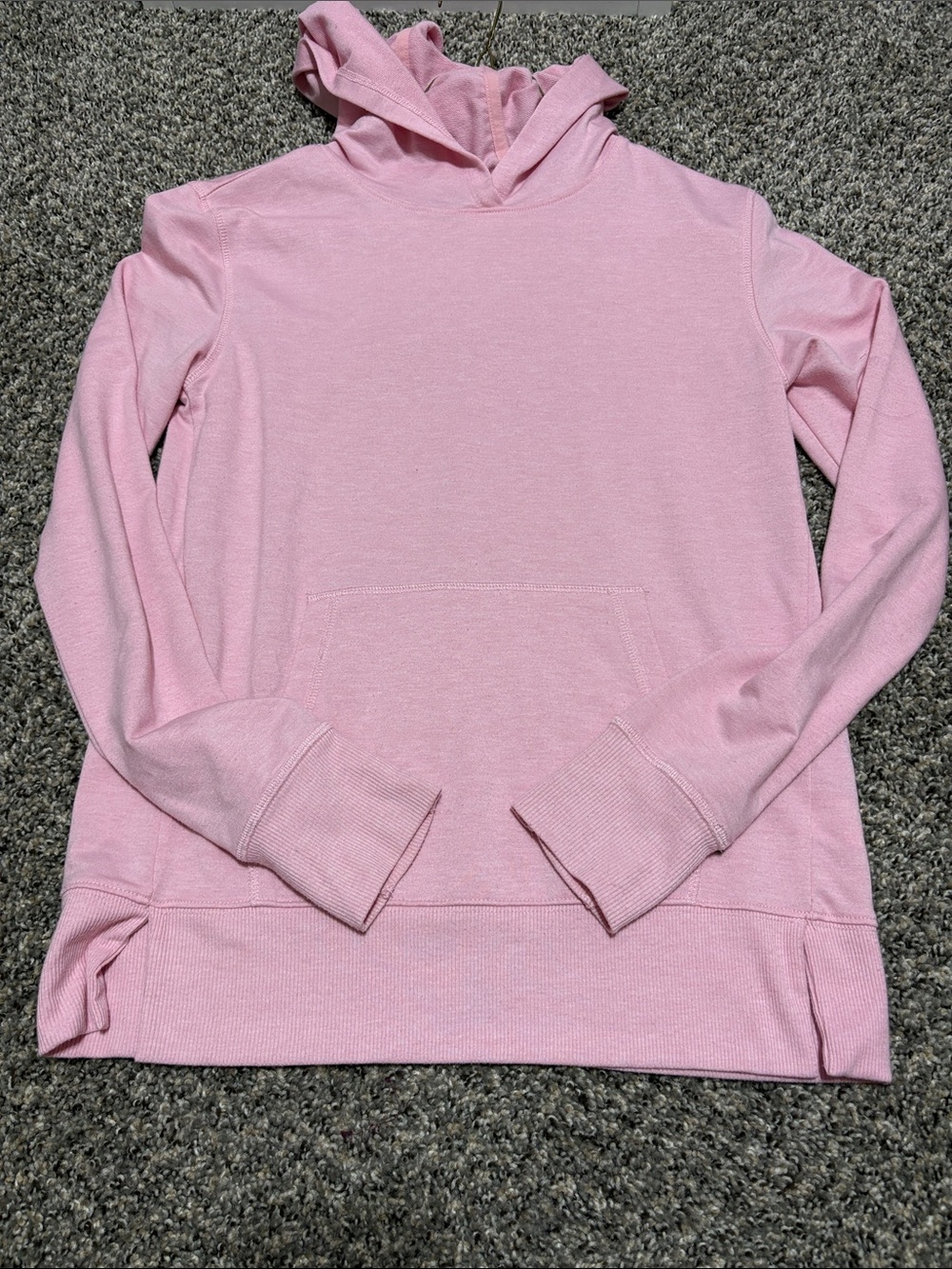 Eddie Bauer Light Pink Hooded Pullover Sweater